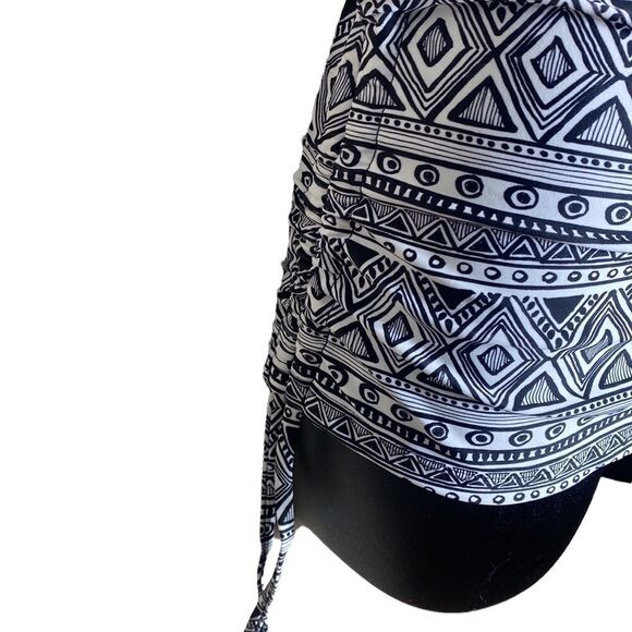 Hapari Sahara seaside tankini top xs rouched tie sides halter top - Picture 5 of 6